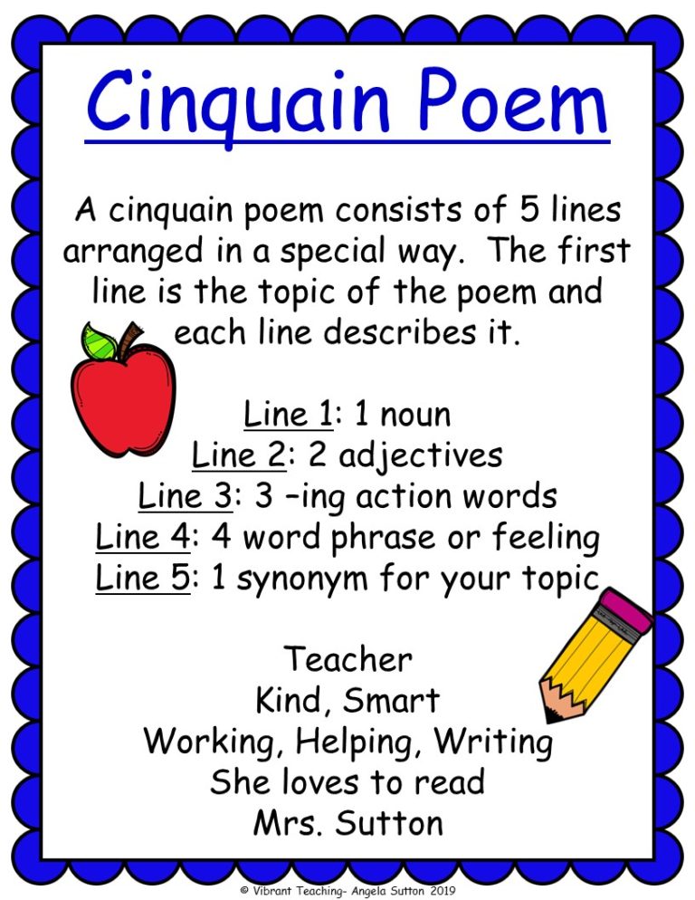 Types of poems for kids to read and write vibrant teaching
