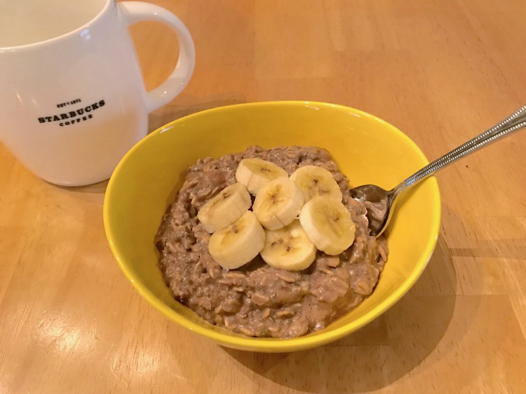 peanut butter banana overnight oats recipe