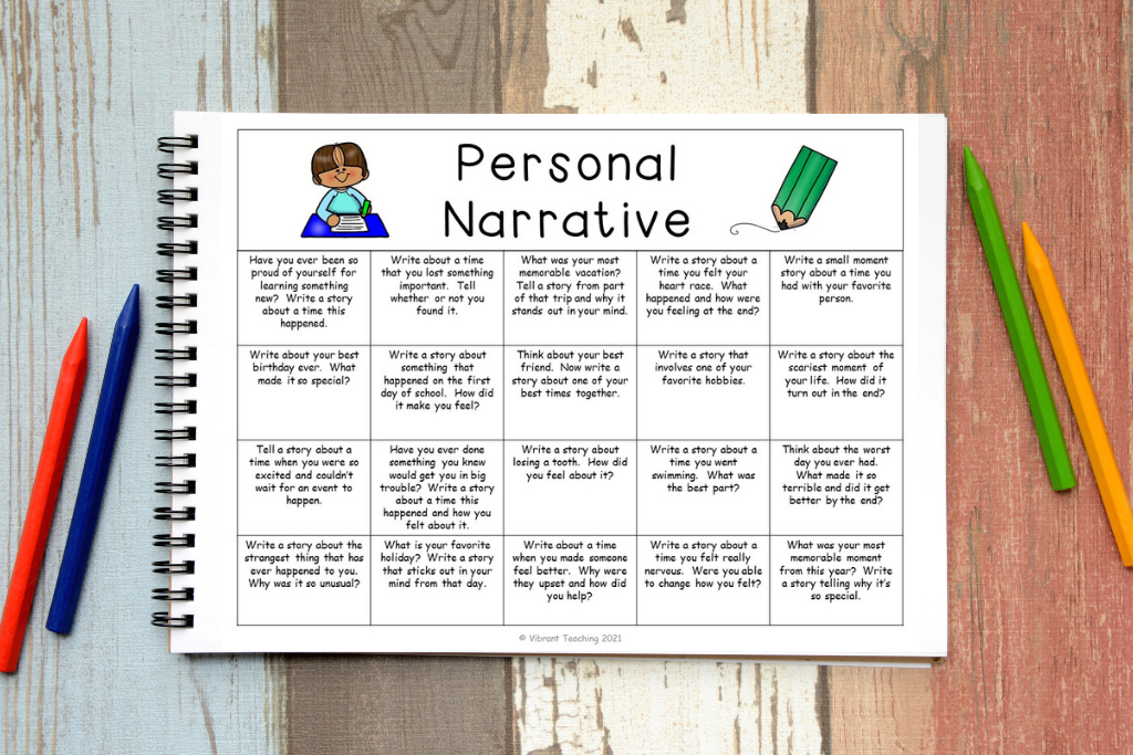 what is a personal narrative mostly about