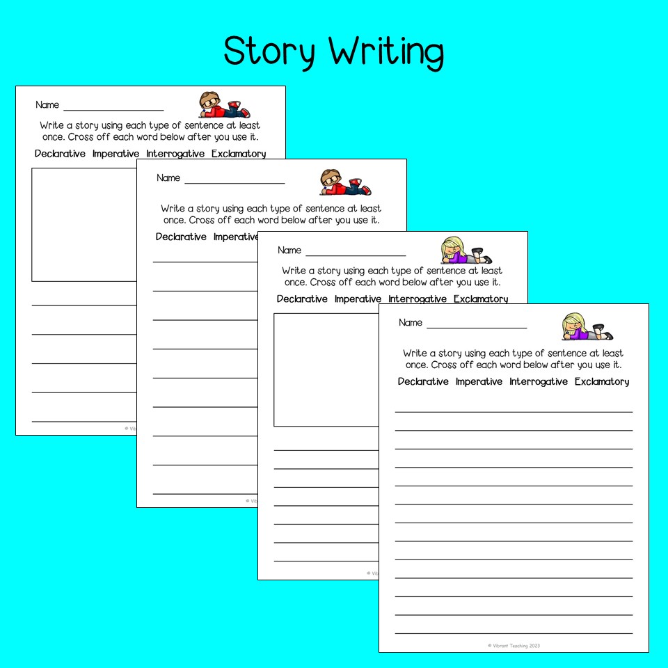 sentence-story-writing-activity